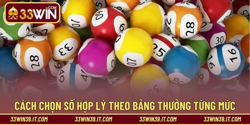 Cách chọn số hợp lý theo bảng thưởng từng mức